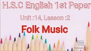English 1st Paper...Folk Music