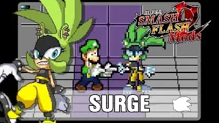 SSF2 Mods Showcase: Surge The Tenrec (Sonic)!