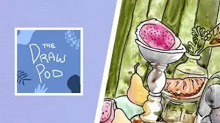 Draw Pod | Painting a WEIRD still life, task batching, and books I'm reading this month