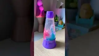 [ASMR] MAKING A SLIME LAVA LAMP THAT GLOWS IN THE DARK 😱⁉️ 