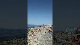 Анапа. Высокий берег. Пляж. Чёрное море. Отдых. Краснодарский край. 10 сентября 2024 г.