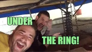What does a Wrestling Ring feel like?? What is a ring made of? How to Tutorial!