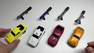 Transformers Bumble bee, Cliffjumper, Bugbite, and Hubcap