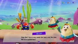 Nickelodeon All-Star Brawl 2 - Mr. Krabs and Mrs. Puff Interaction