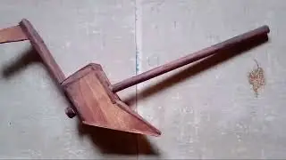 plough craft with cardboard /school project
