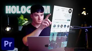 How to Create a Hologram Effect in Premiere Pro (Phone Scroll Tutorial)