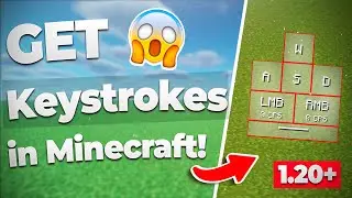 ✅ How to GET KEYSTROKES in Minecraft 1.20+ & 1.20.2 👍 [Install/Download] TLauncher too.