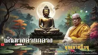 "การเดินทางตามสายกลาง ไม่ยึดมั่นถือมั่น โดยพุทธทาสภิกขุ สวนโมกข์" [ธรรมะผ่อนคลาย]