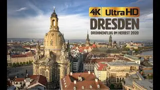 Drohnenflug über Dresden 4K Frauenkirche | Herbst 2020 | kurze Version