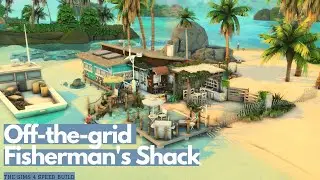 Off-the-grid Fisherman's Shack || The Sims 4 || Speed Build || No CC