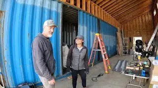 This makes the BARN feel so much LARGER!!! // And FRAMING our SOLAR ROOM
