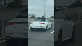 2024 Mercedes CLE Convertible 300 4 matic spotted on the road