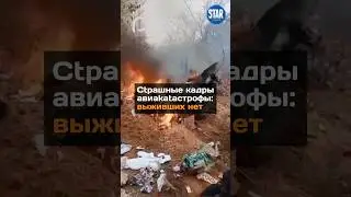 Страшные кадры авиакатастрофы: выживших нет