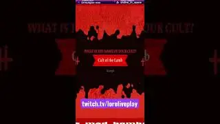 We are a cult now? #cultofthelamb #gameplay #firstplaythrough