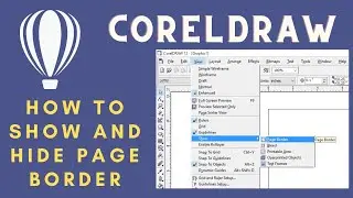 How to Show and Hide Page Border in CorelDraw 12 | CorelDraw Graphic Suite Tutorials