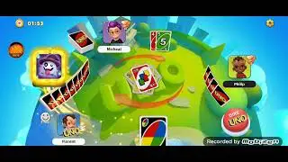 Playing Uno! Idk why.