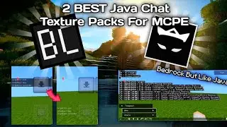 2 BEST Java Chat Texture Packs For MCPE
