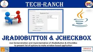 How to create JRadioButton & JCheckBox in Java Swing GUI API | SWING GUI API | 