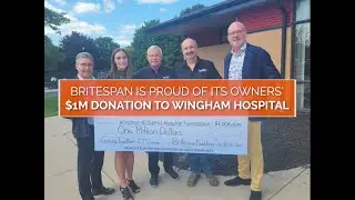 Britespan is Proud of Owners' $1M Donation to Wingham Hospital