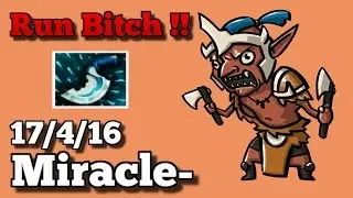 Dota 2 - Miracle  Pro Troll Warlord Carry Rank MMR Game - Path 6.88