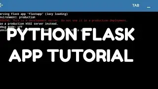 Python Flask App With HTML Template Using render_template 