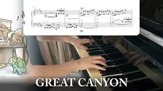 "Great Canyon" (from "Pokémon Mystery Dungeon: Rescue Teams") || Piano Cover + Sheets!