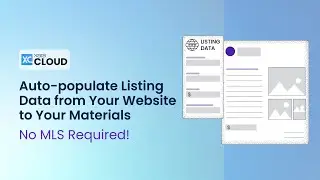 Auto-populate Listing Data from Your Website to a Xara Template - No MLS Required!
