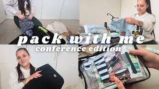 pack with me for a conference | carry on only, work and beach essentials