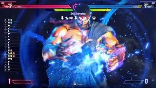 Street Fighter 6 Testing A Few Simple Combos, Seeing What Works.