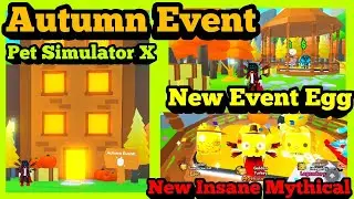 The New *Autumn Event* is here with New Event Egg and Insane Mythcal Pet In Pet Simulator X