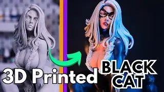 Can this 3D Printed Black Cat win $1000?! | Spider-Man