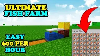 Kako Napraviti Fish Farmu u Minecraftu! (Fish Farm Easy)