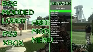 BO2 MODDED LOBBY PS3 & XBOX - FREE INVITES AND MODDED LOBBYS BOSSAM V6