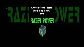 A test before designing an intro, the recent one was trash 