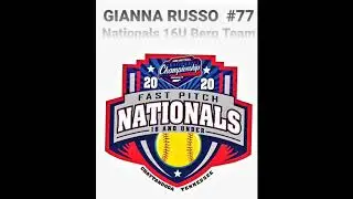 Gianna Russo USA/ASA Softball Nationals  Highlights  *Featuring a HOME RUN Over Centerfield Fence!