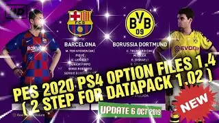 cara install option file patch pes 2020 v 1.4 datapack 1.02