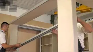Сборка шкаф купе - алюминиевая система ИНДЕКО серия A100