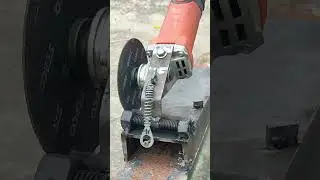 homemade metal cutter using grinder 