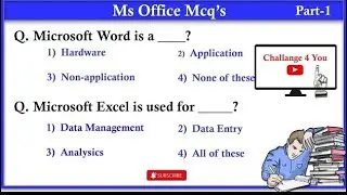 Top 30 MS Office MCQ - Microsoft Office Question - MS Office Question For All Competitive Exams