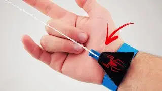 Cara membuat penembak jaringan laba-laba di rumah - spiderman