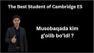 "The Best Student" Competition Results. Who Is The Winner ?