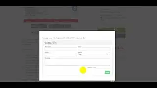 Simple AngularJs Contact Form