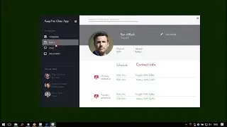 JavaFX UI - Class Application Example