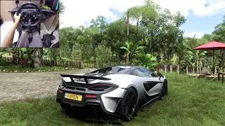 McLaren 600LT Coupe - Forza Horizon 5 | Logitech g920 gameplay