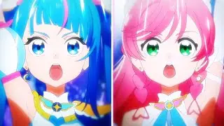 [1080p] Precure Updraft Shining! (Cure Sky & Cure Prism Dual Attack)