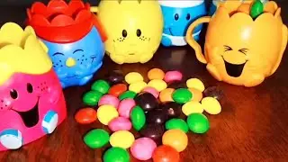 ASMR sound | unboxing cups different faces reaction #satisfying #asmr #amazing #cups #smiling #face