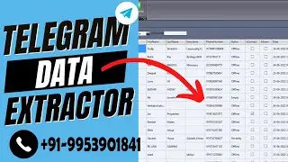 Telegram Extractor New & Group Scrapper And Telegram Bulk Sender Telegram Marketing Software