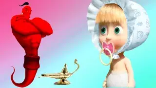 маша и медведь,новые серии,лампа аладина,новинка,2016, Masha and the Bear,Aladdin's lamp, |