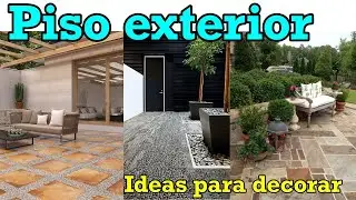 Piso exterior Ideas para decorar. Tendencias 2024