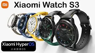 Xiaomi Watch S3 com HyperOS e MOLDURAS INTERCAMBIÁVEIS